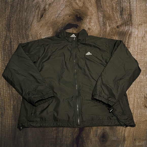 adidas Other - Vtg Adidas Reversible Windbreaker Track Jacket Black Large